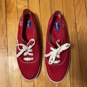 Red keds canvas sneakers